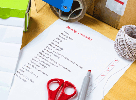 Moving Checklist Move Management