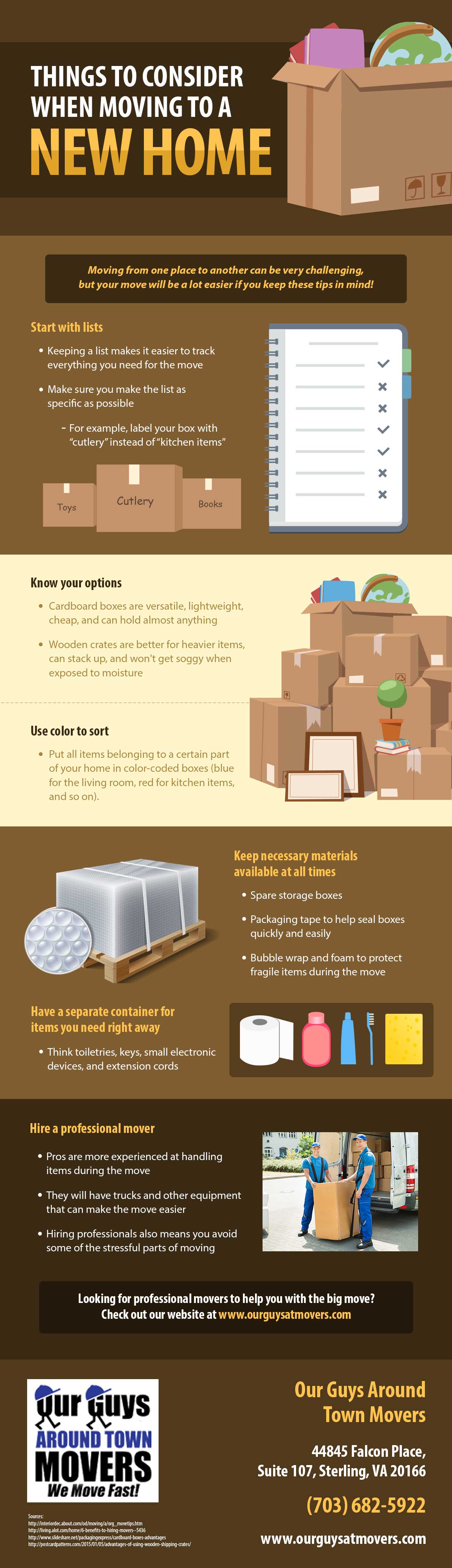 Things to Consider When Moving to a New Home
